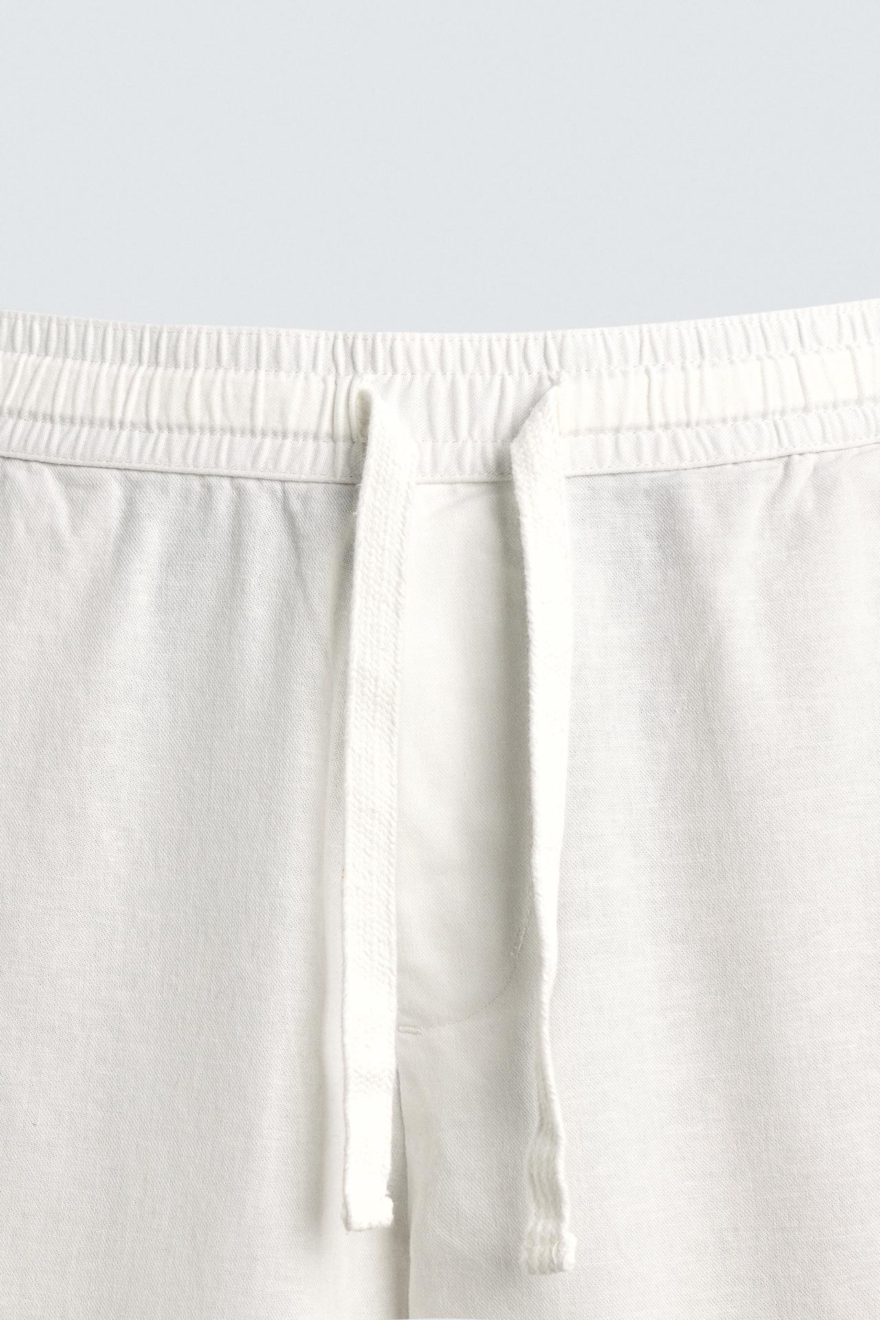 PANTALONI ESTIVI FIT COTONE - LINO