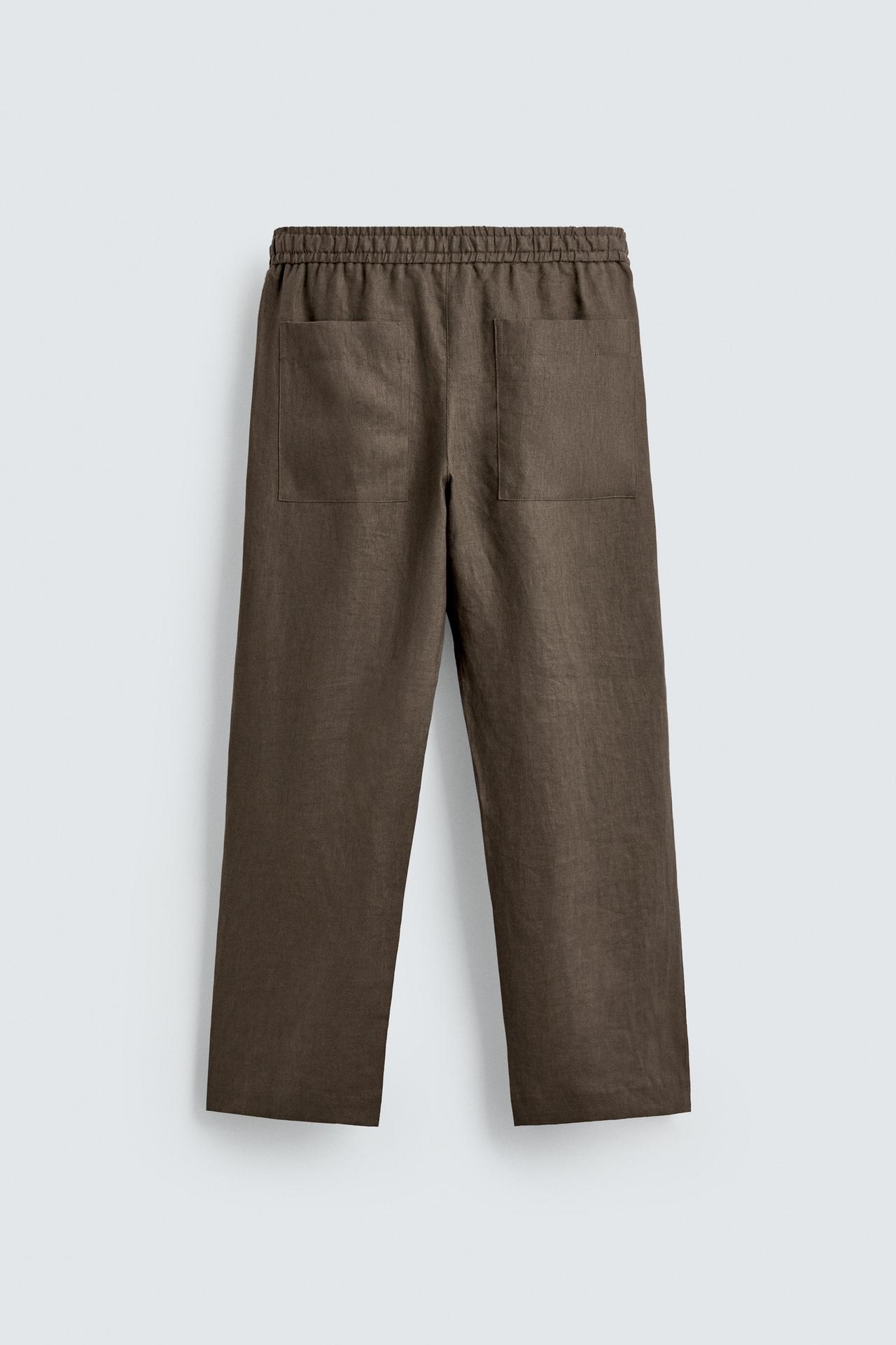 PANTALONI ESTIVI FIT 100% LINO