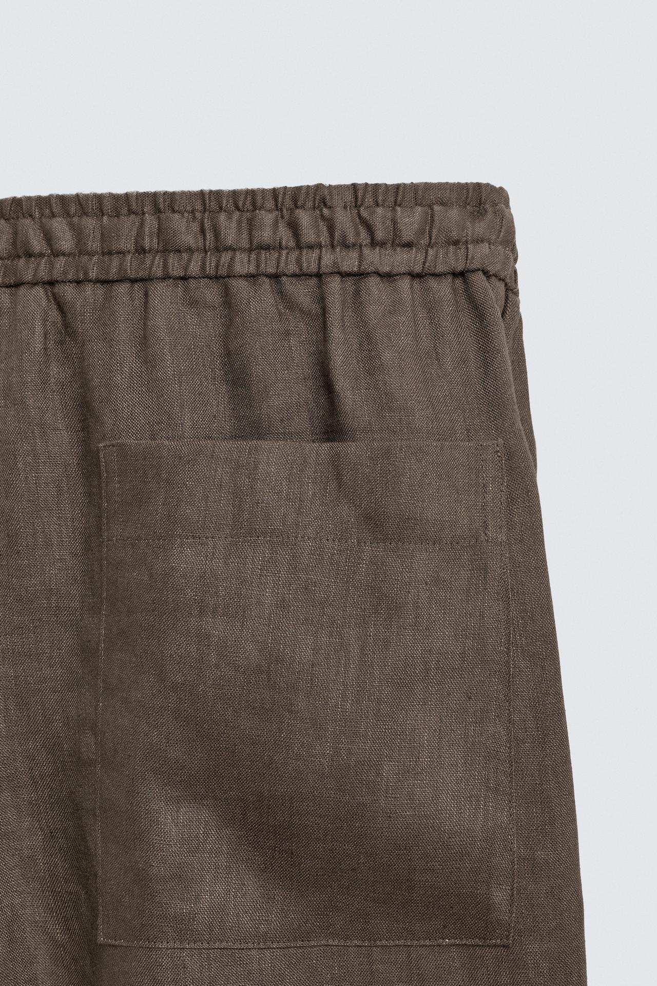 PANTALONI ESTIVI FIT 100% LINO