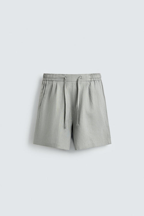 BERMUDA ESTIVA FIT 100% LINO