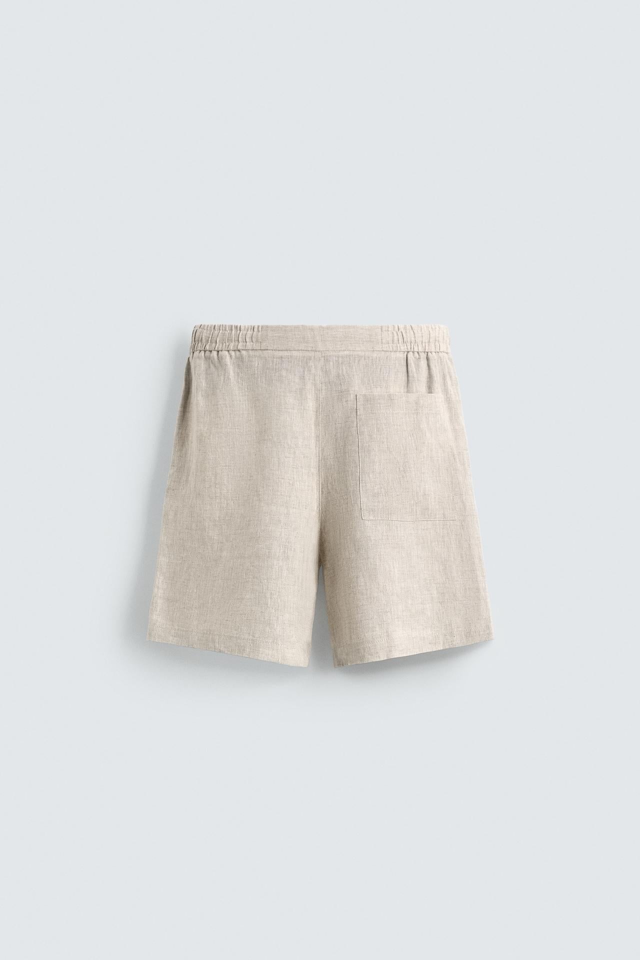 BERMUDA ESTIVA FIT 100% LINO