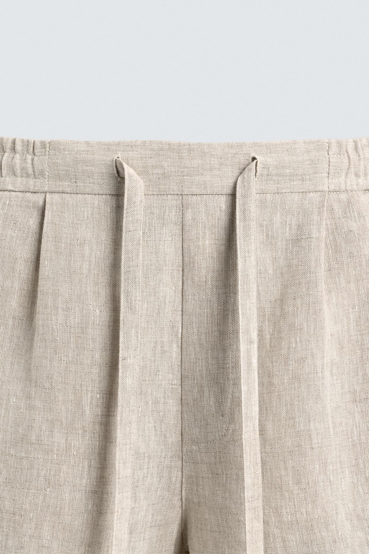 BERMUDA ESTIVA FIT 100% LINO